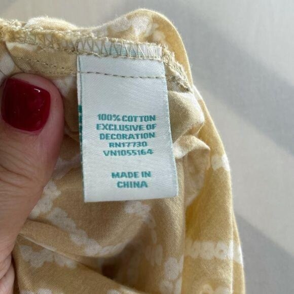 Calypso St. Barth Target 3/4 Sleeve Embroidered Top - Picture 5 of 9